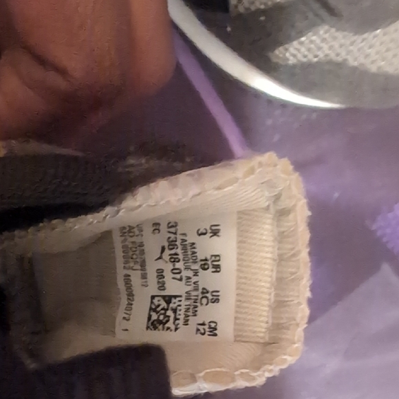 Puma Kids' Charcoal and Neon Sneakers - Picture 2 of 6